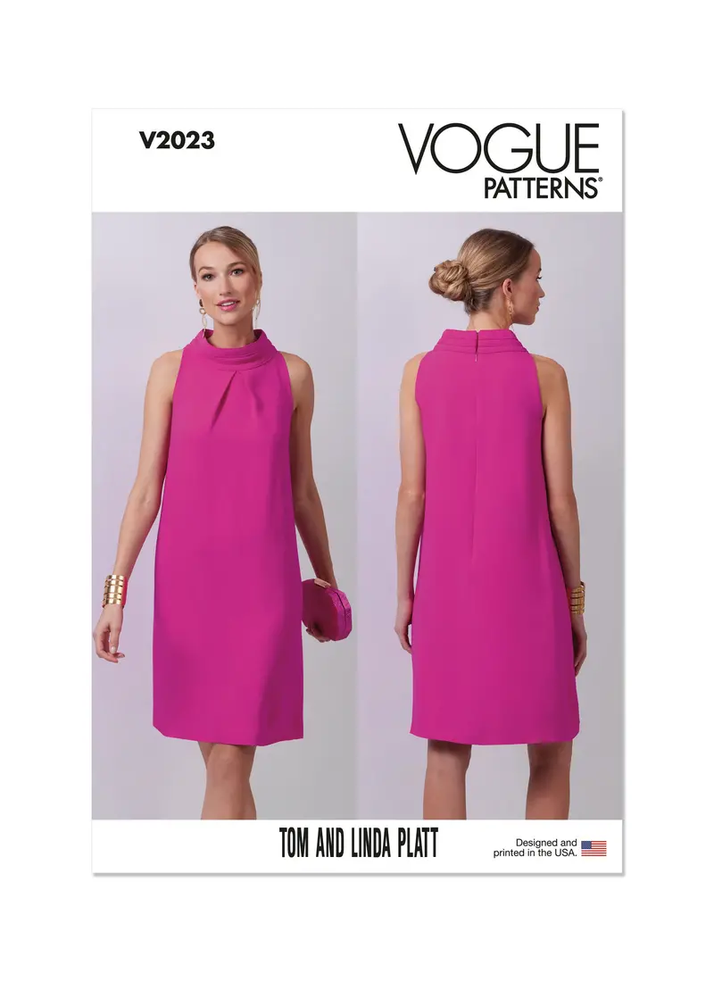 Vogue Sewing Pattern 2023 Dress By Tom & Linda Platt Inc 2