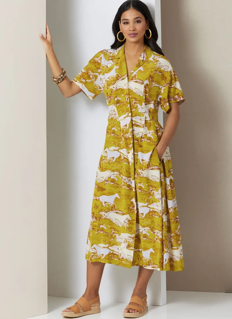 Vogue Sewing Pattern 2024 Dress By Rachel Comey 1