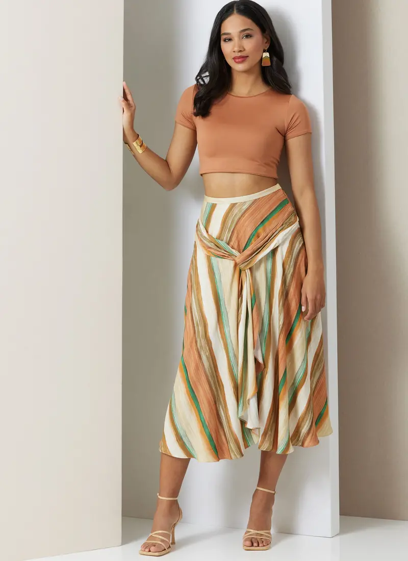Vogue Sewing Pattern 2033 Misses Skirt In Two Lengths 1