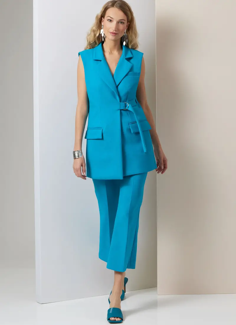 Vogue Sewing Pattern 2036 Vest And Pants 1