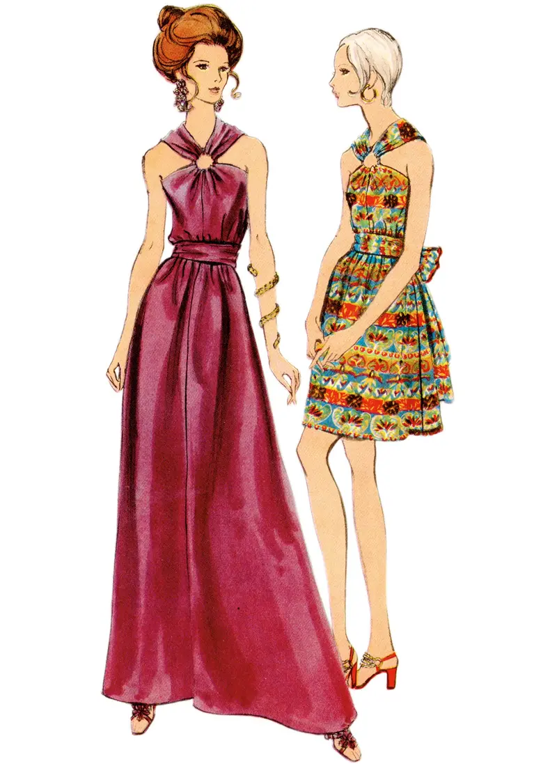 Vogue Sewing Pattern 2042 Dress In Two Lengths 2