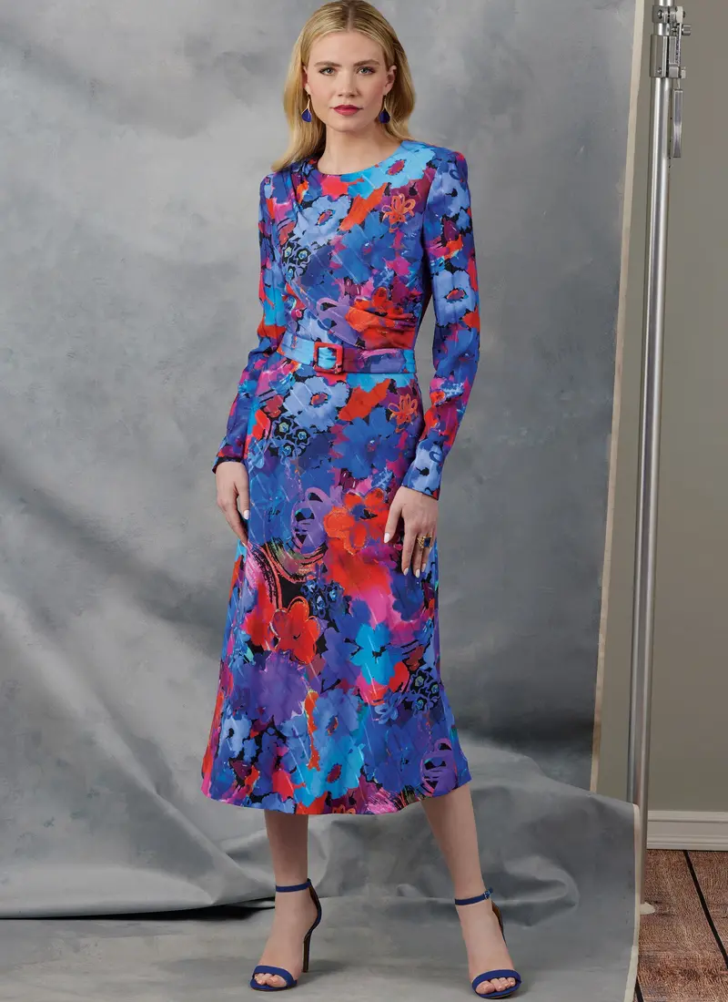 Vogue Sewing Pattern 2043 Dresses And Belt 1