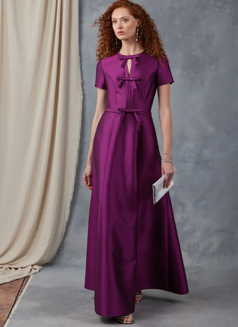 Vogue Sewing Pattern 2044 Dress With Sleeve And Length Variations 1