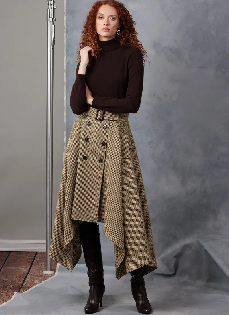 Vogue Sewing Pattern 2050 Skirts And Belt 1