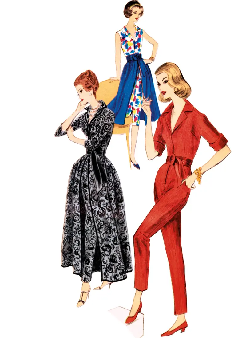 Vogue Sewing Pattern 2062 Slack Suit And Skirt 1