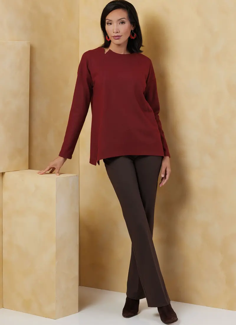 Vogue Sewing Pattern 2067 Misses' Knit Top And Jacket By Marcy Tilton 1
