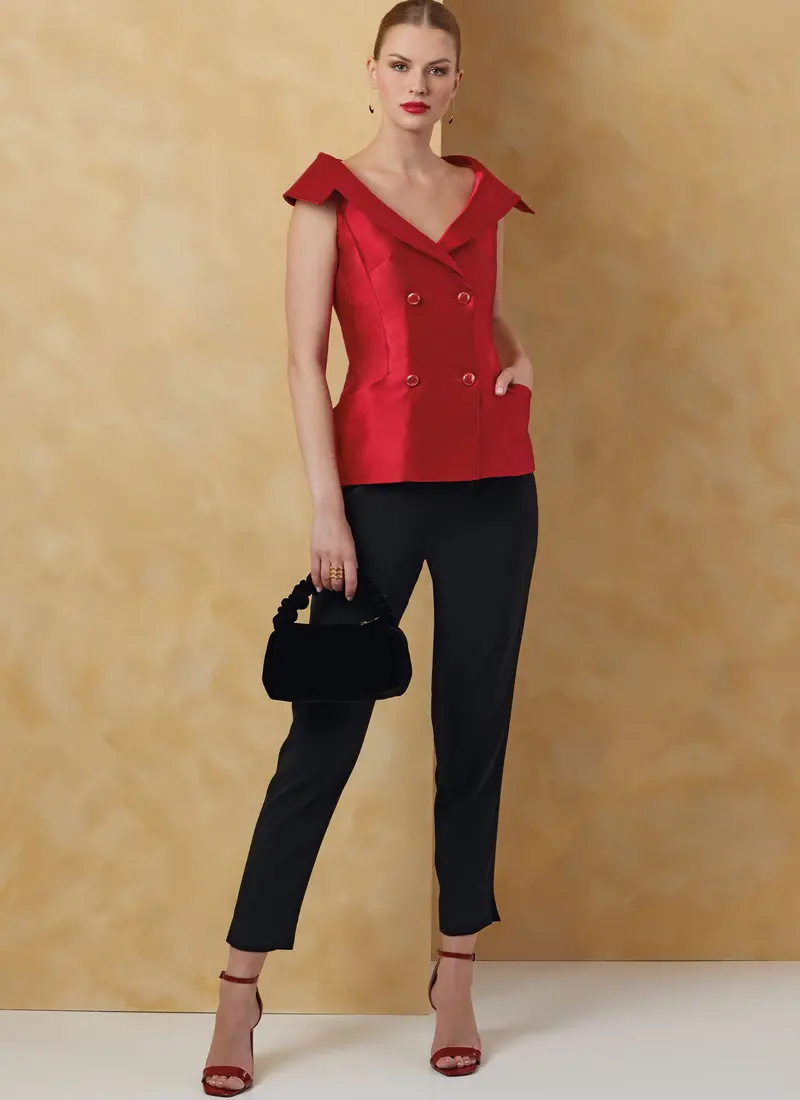 Vogue Sewing Pattern 2073 Misses' Jacket With Sleeve Variations 1