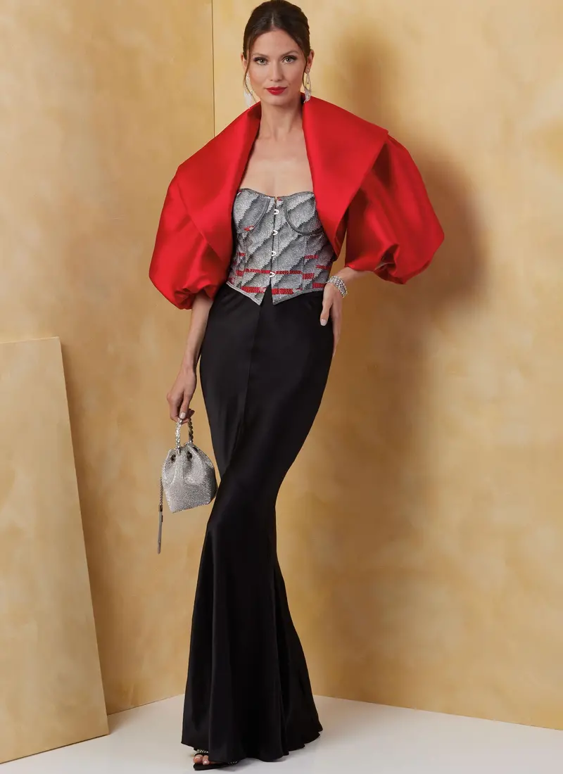 Vogue Sewing Pattern 2078 Misses' Bolero And Capes 1