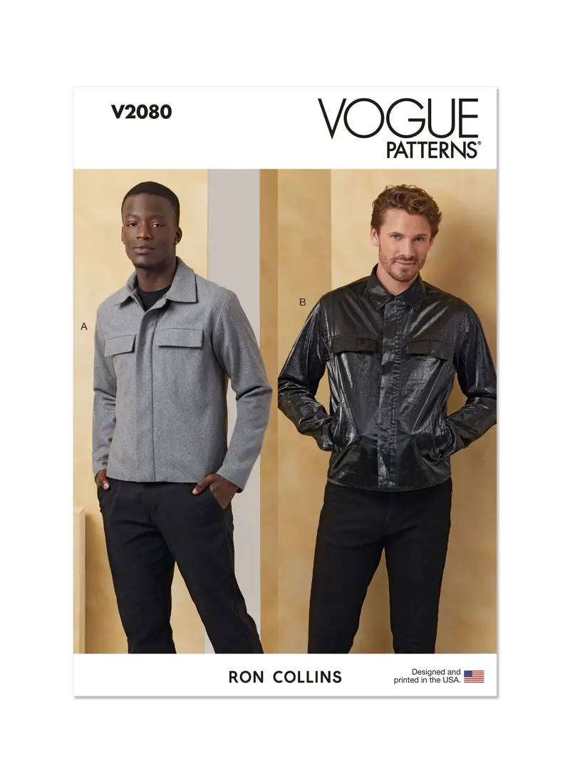 Vogue Sewing Pattern 2080 Men's Jackets 2
