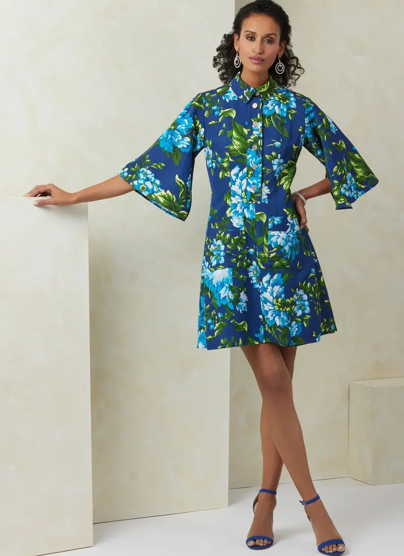 Vogue Sewing Pattern 2083 Polo Collar Dress 1