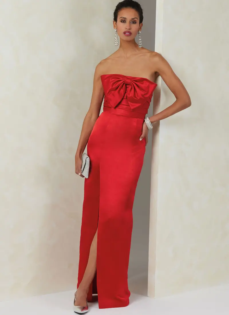 Vogue Sewing Pattern 2088 Strapless Dress And Overskirt 1