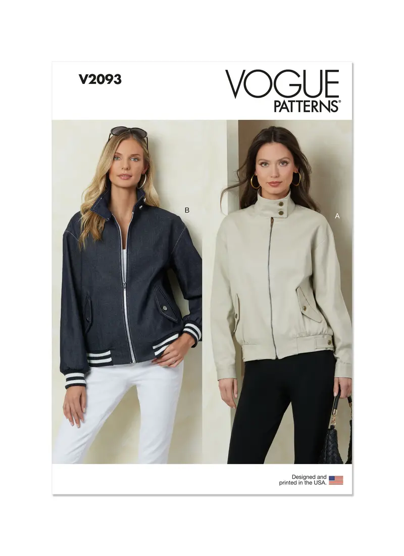 Vogue Sewing Pattern 2093 Loose Fit Jackets 2