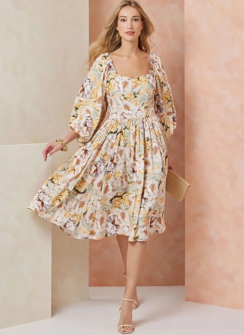 Vogue Sewing Pattern 2109 Misses' Dress In Two Lengths 1