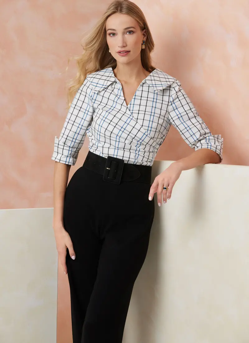 Vogue Sewing Pattern 2113 Fitted, V-Neck Tops 1