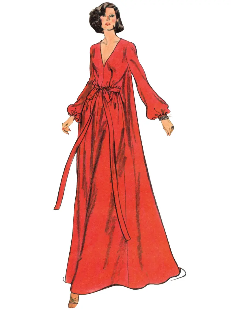 Vogue Sewing Pattern 2124 1970'S Loungewear 1