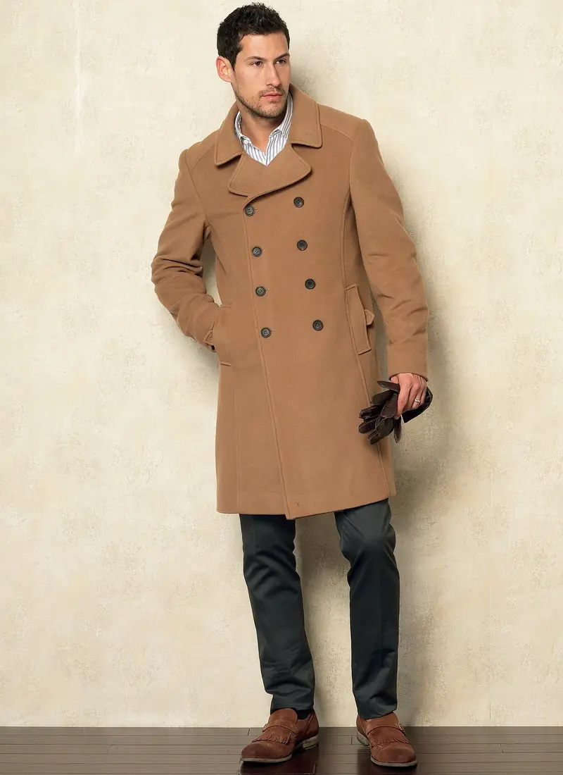 Vogue Sewing Pattern 8940 Men's Double Breasted Coat And Trousers 1