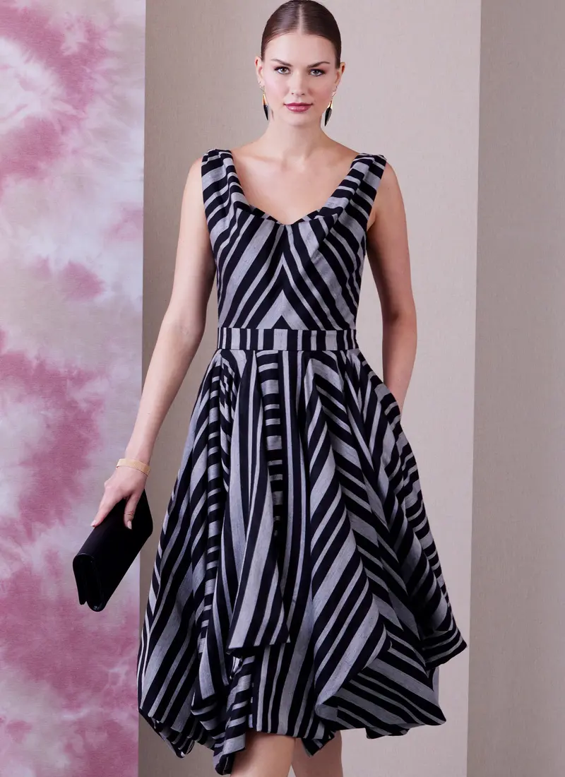 Vogue Sewing Pattern V1935 Misses' Dress By Julio Cesar 1