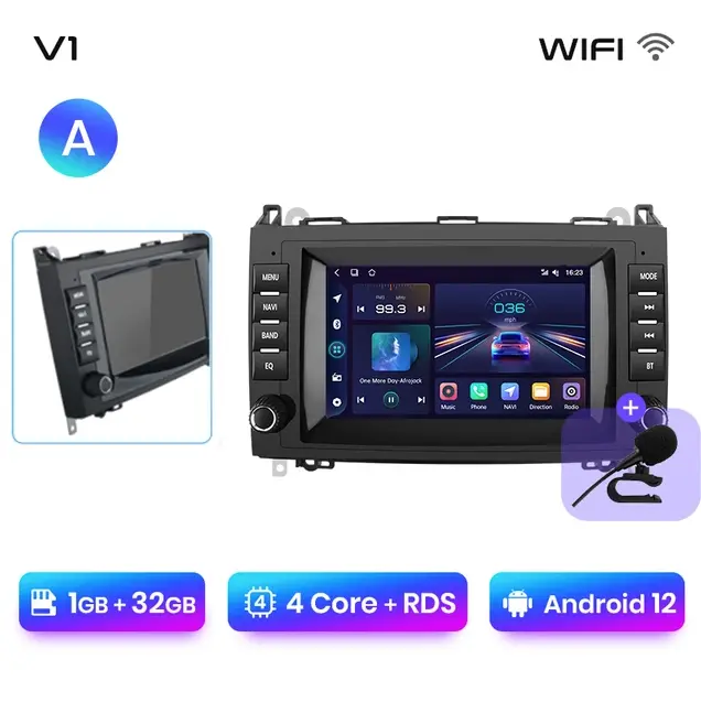 Volkswagen Crafter, Mercedes Sprinter W906, A-Class W245,B-Class W169, Viano Vito W639 16