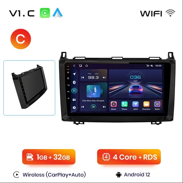 Volkswagen Crafter, Mercedes Sprinter W906, A-Class W245,B-Class W169, Viano Vito W639 8