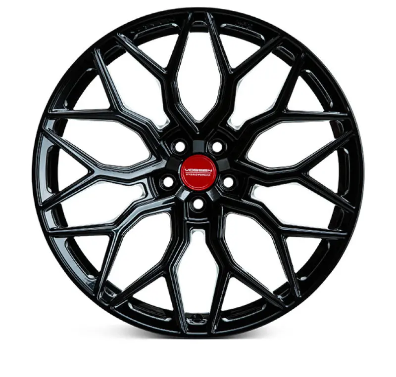 Vossen Hf-2 19X8.5 / 5X120 / Et30 / Flat Face / 66.9 - Gloss Black Wheel 1