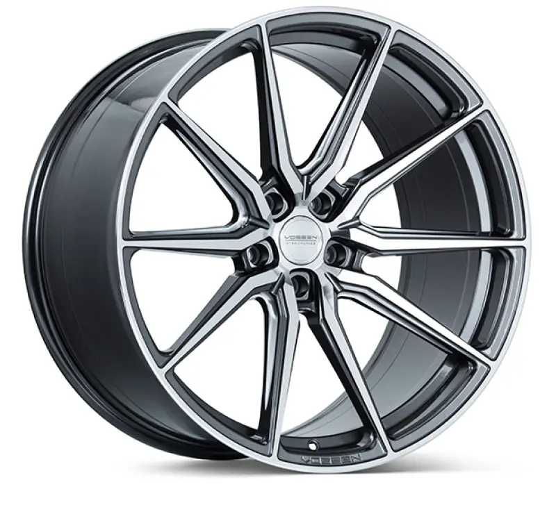 Vossen Hf-3 21X10.5 / 5X120 / Et38 / Deep Face / 72.56 - Gloss Graphite Polished Wheel 1