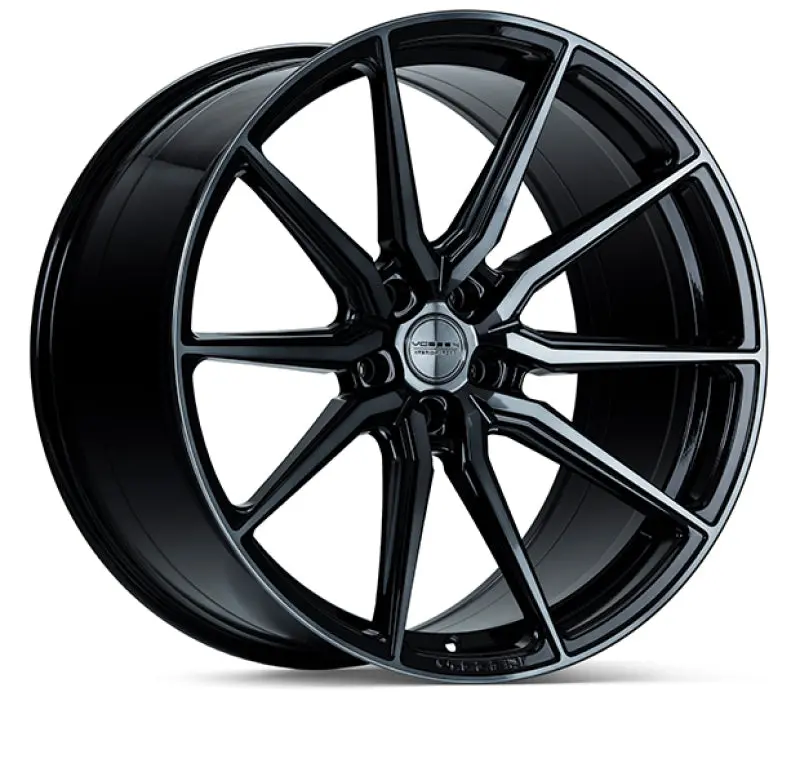 Vossen Hf-3 22X12 / 5X120 / Et25 / Super Deep Face / 74.1 - Double Tinted - Gloss Black Wheel 1