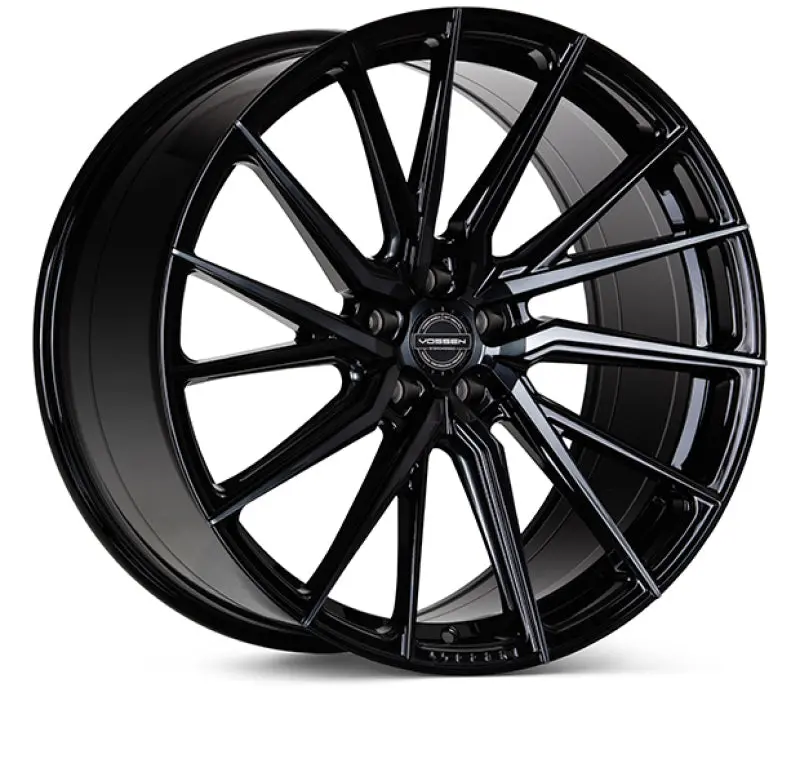 Vossen Hf-4T 20X10 / 5X112 / Et50 / Deep Face / 66.5 - Tinted Gloss Black - Left Wheel 1