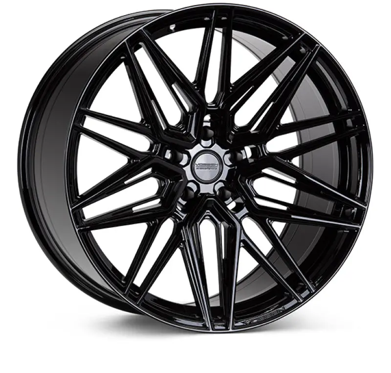 Vossen Hf-7 20X10.5 / 5X112 / Et25 / Deep Face / 66.5 - Gloss Black Wheel 1