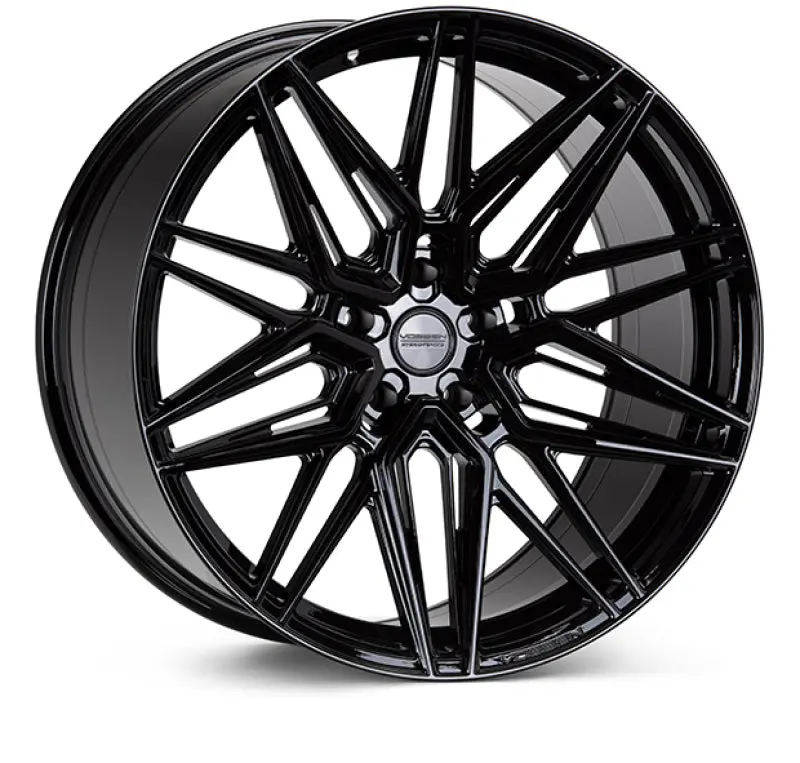 Vossen Hf-7 22X10.5 / 5X120 / Et38 / Deep Face / 72.56 - Gloss Black Wheel 1