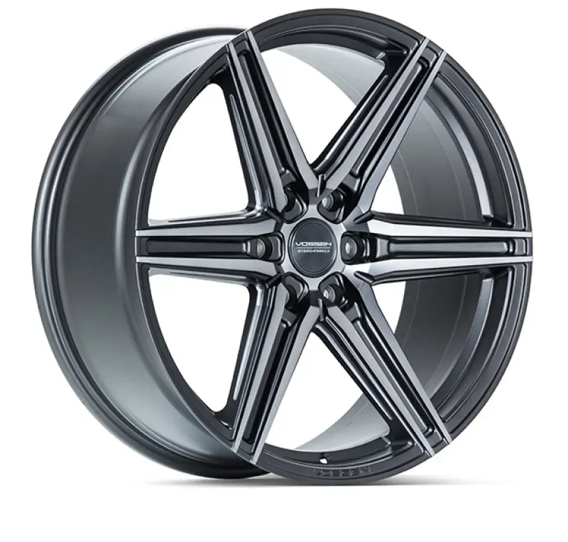 Vossen Hf6-2 22X9.5 / 6X135 / Et20 / Deep Face / 87.1 - Tinted Matte Gunmetal Wheel 1