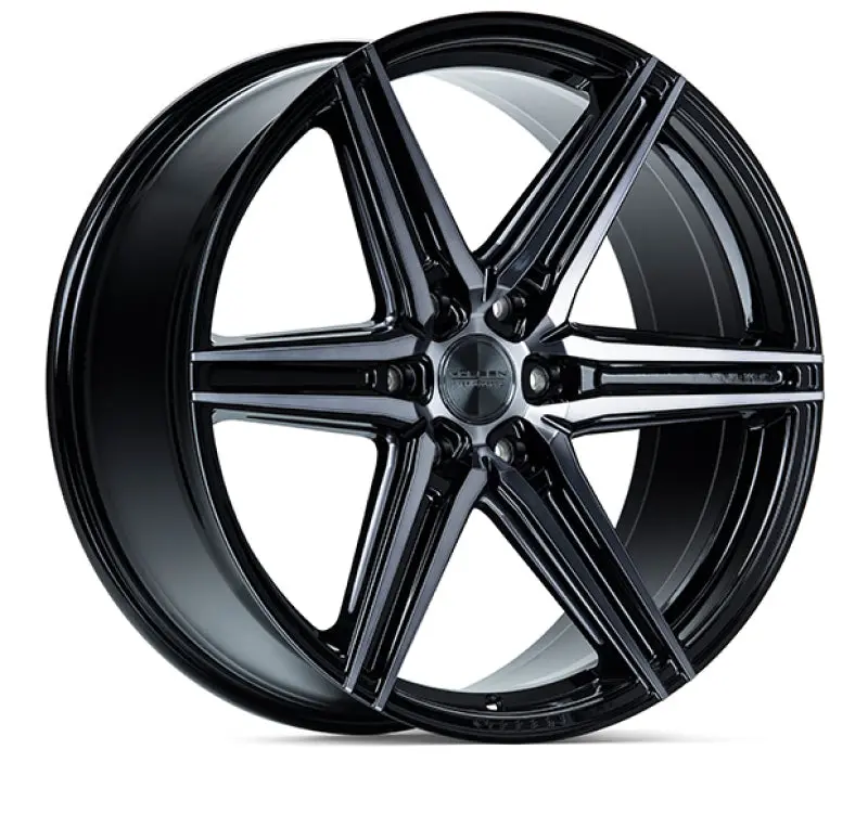 Vossen Hf6-2 22X9.5 / 6X139.7 / Et20 / Deep Face / 106.1 - Tinted Gloss Black Wheel 1