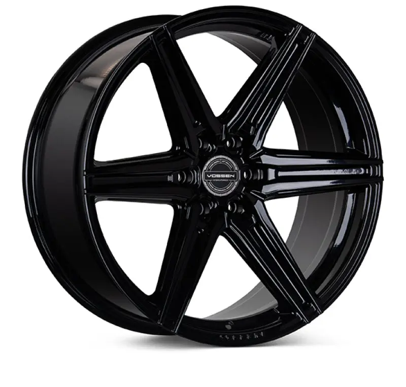 Vossen Hf6-2 24X10 / 6X139.7 / Et25 / Deep Face / 106.1 - Gloss Black Wheel 1