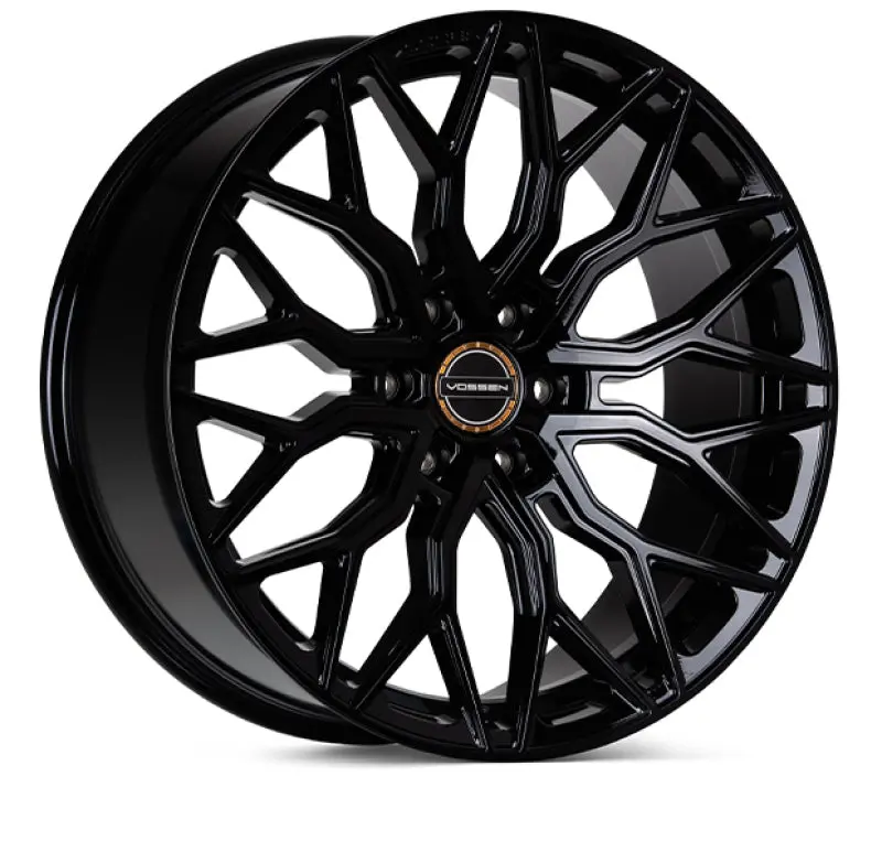 Vossen Hf6-3 24X10 / 6X135 / Et25 / Deep Face / 87.1 - Gloss Black Wheel 1