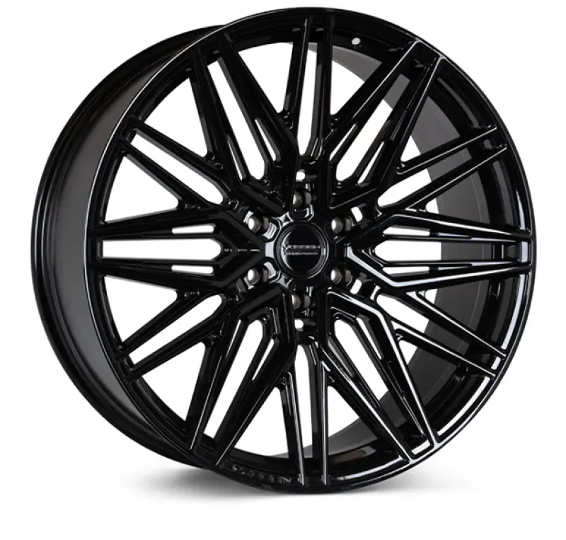 Vossen Hf6-5 22X10 / 6X139.7 / Et-18 / Super Deep Face / 106.1 - Gloss Black Wheel 1
