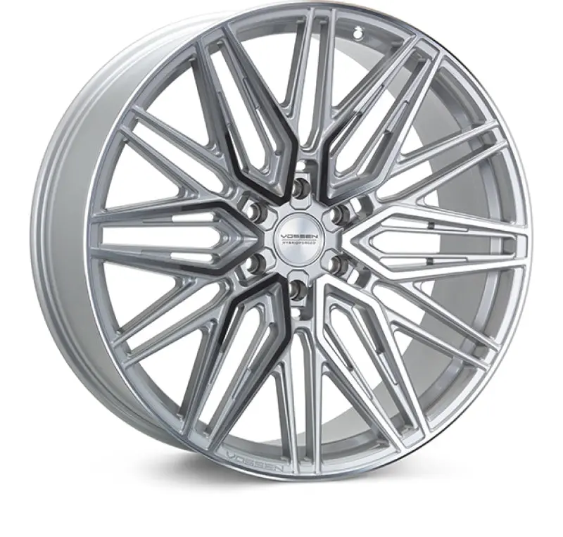 Vossen Hf6-5 22X9.5 / 6X139.7 / Et20 / Deep Face / 106.1 - Silver Polished Wheel 1
