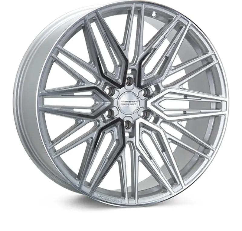 Vossen Hf6-5 26X10 / 6X139.7 / Et25 / Deep / 106.1 Cb - Silver Polished Wheel 1