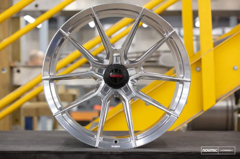 Vossen X Novitec Nf10 22X11.5In - 5X114.3 Bp - Et29 - Brushed Gloss Clear Ferrari 296 Rear Wheel 1