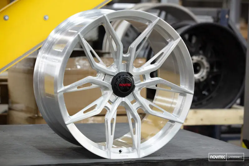 Vossen X Novitec Nf11 21X9in - 5X114.3 Bp - Et35 - Brushed Gloss Clear Ferrari 488 / F8 Front Wheel 1