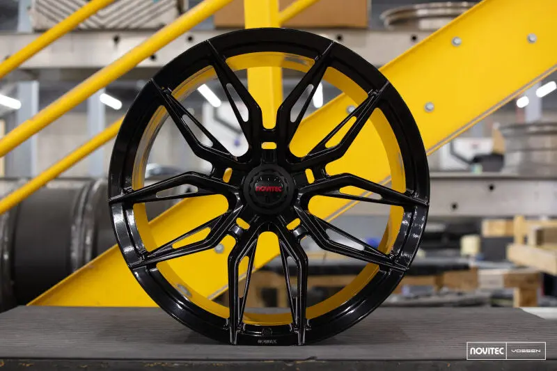 Vossen X Novitec Nf11 22X12in - 5X114.3 Bp - Et33 - Gloss Black Ferrari 488 / F8 Rear Wheel 2