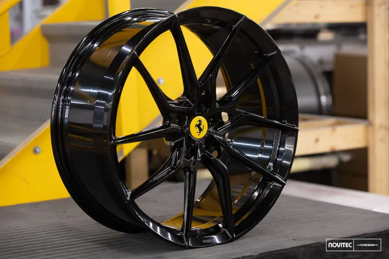 Vossen X Novitec Nf8 21X10 - 5X114.3 Bp - Et32 - Gloss Black Ferrari 812 Superfast/Gts Front Wheel 1