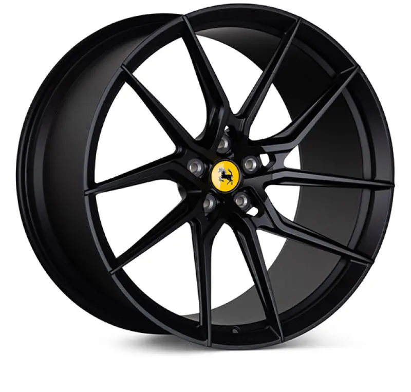 Vossen X Novitec Nf8 22X12in - 5X114.3 Bp - Et42 - Satin Black Ferrari Gtc4lusso Rear Wheel 1