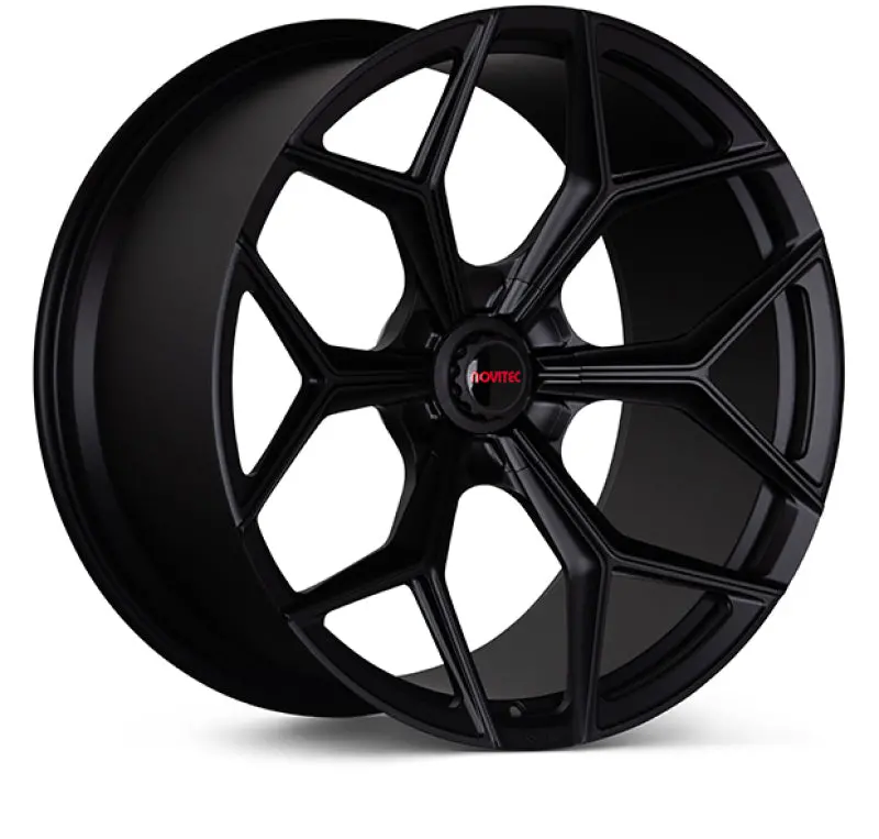 Vossen X Novitec Nl4-5L 21X13in - 5X120 Bp - Et57 - Satin Black Lamborghini Aventador Rear Wheel 1