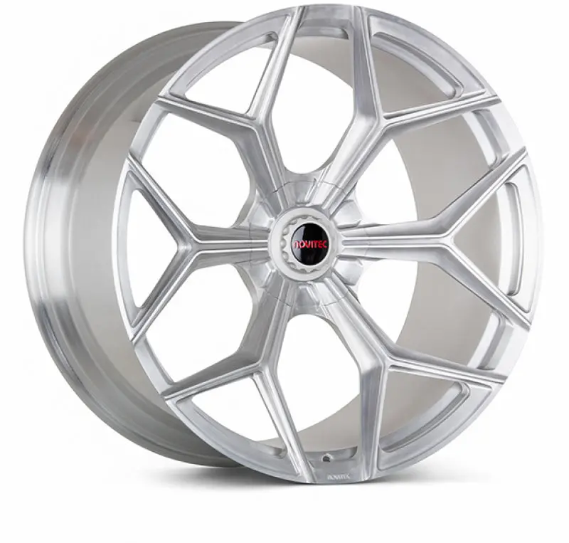 Vossen X Novitec Nl4-5L 22X12.5 - 5X120 Bp - Et34 Brushed Gloss Clear Lamborghini Revuelto Rr Wheel 1