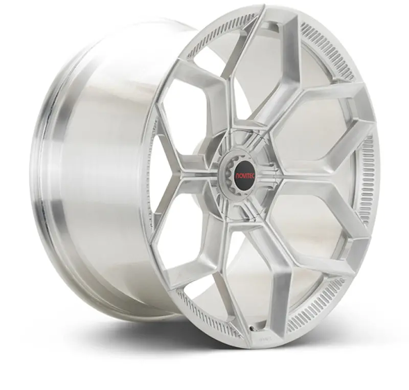 Vossen X Novitec Nl5-5L 20X9 - 5X112 Bp - Et36 - Brushed Gloss Clear Lamborghini Huracan Front Wheel 1