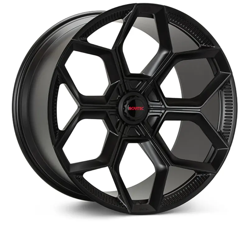 Vossen X Novitec Nl5-Cl 20X9in - 5X112 Bp - Et36 - Satin Black Lamborghini Huracan Front Wheel 1