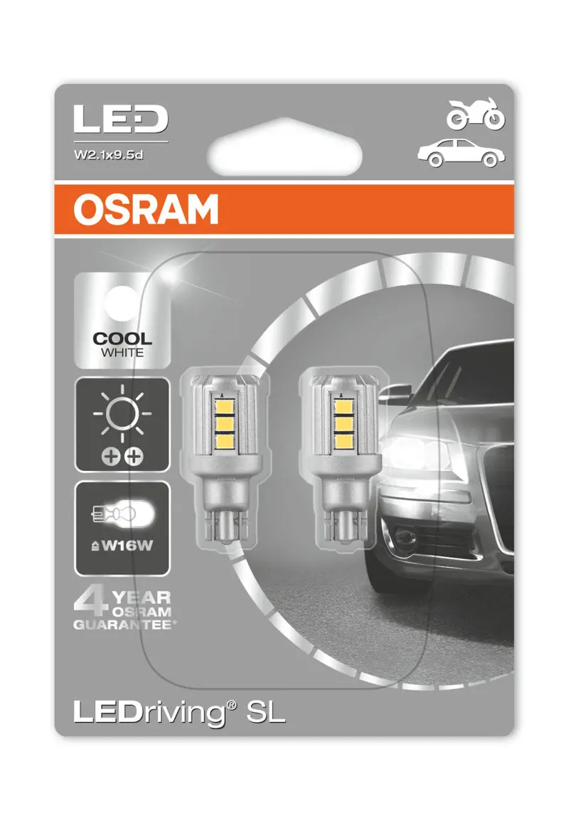 W16w  Ledriving Standart Cool White 1
