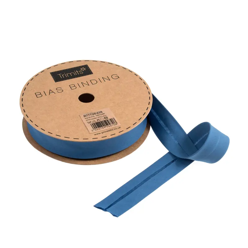 Wedgewood Blue Bias Binding | 25Mm Width 1