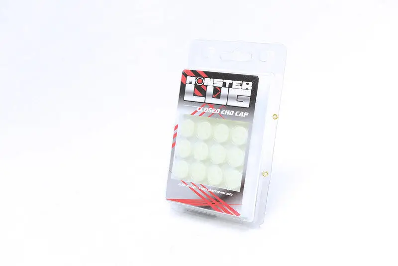 Wheel Mate Monster Lug Nut Caps - Glow In Dark 14X1.50 1