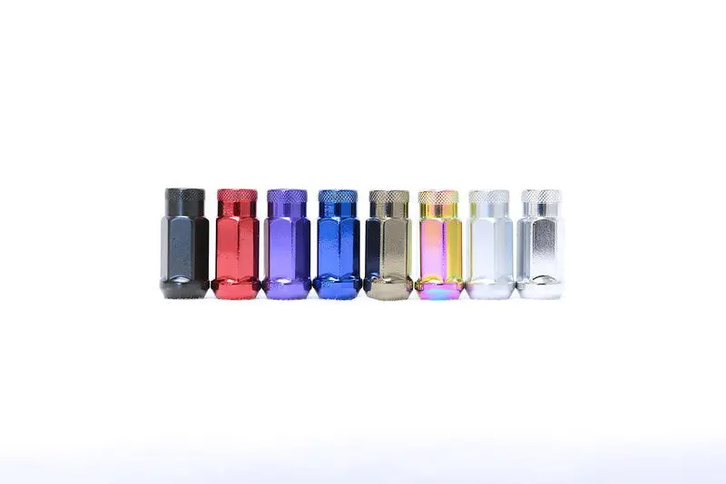 Wheel Mate Monster Open End Lug Nut Set Of 20 - C. Neon 1/2In 1