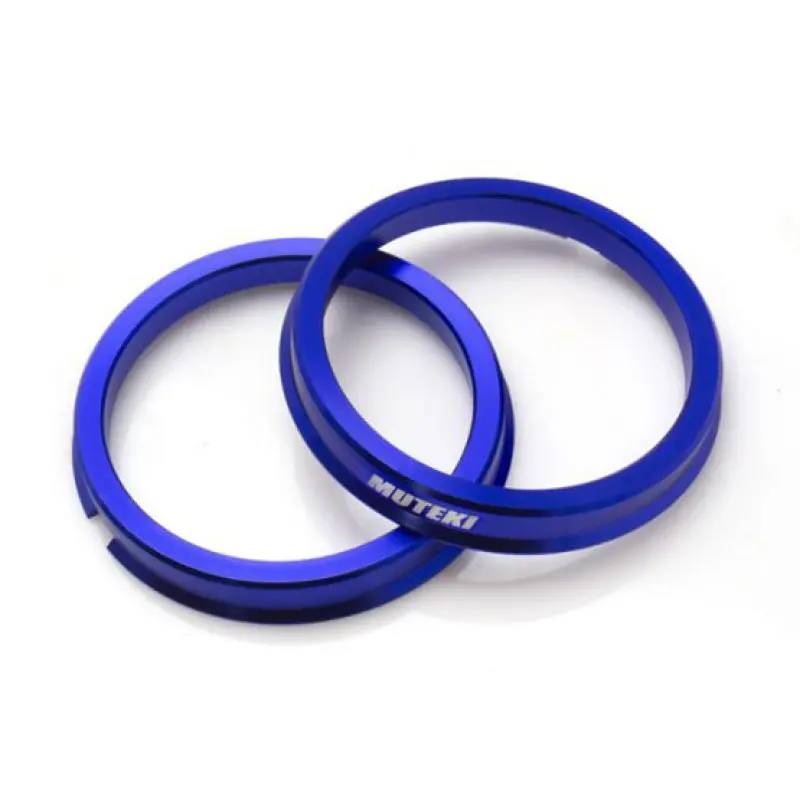 Wheel Mate Muteki Hub Ring 73.1Mm X 64.1Mm 2 Piece - Blue 1